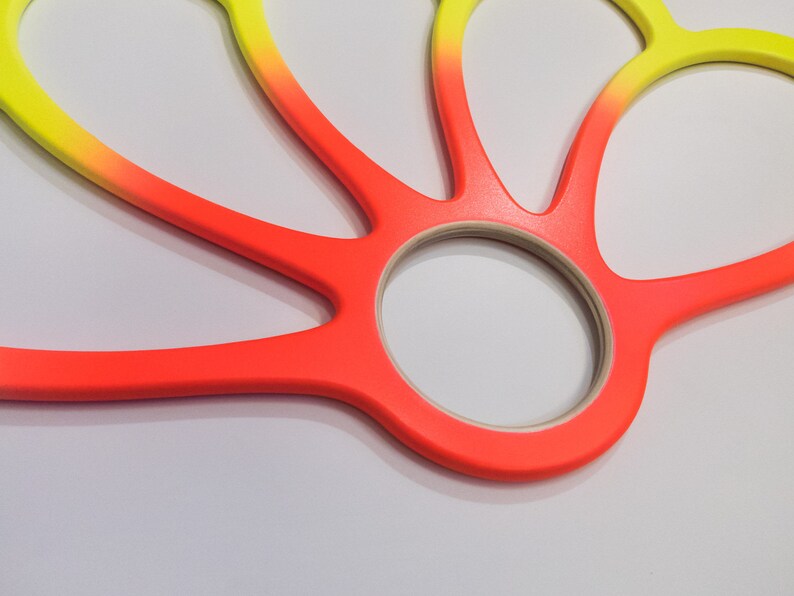 Petal fans with custom fluorescent neon colors medium size Etsy