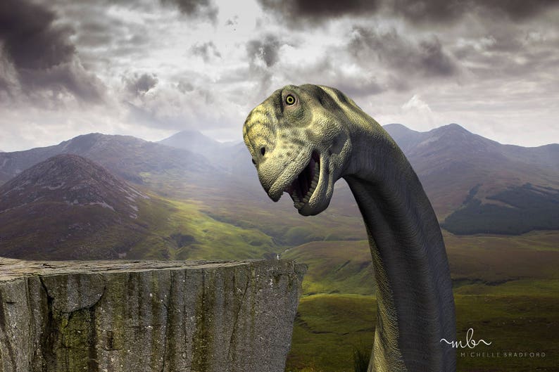 Hello, Mr. Dinosaur Digital Background / Backdrop - Etsy