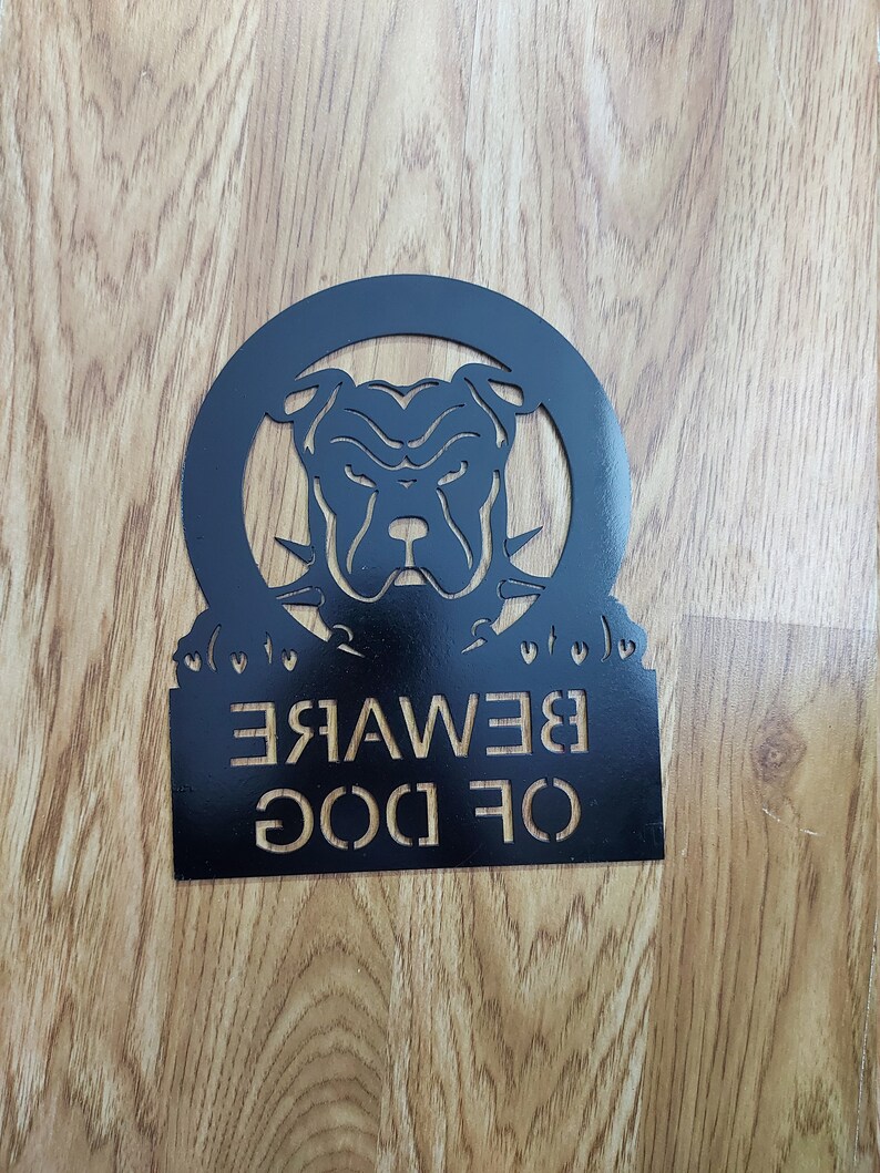 Beware of Dog Metal Sign, Beware of Dog, Rottweiler, Black Sign - Etsy