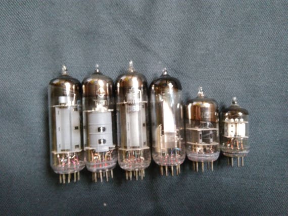 Lot Of 6 Vintage Vacuum Tubes Tv Electron Tubes Vintage Etsy