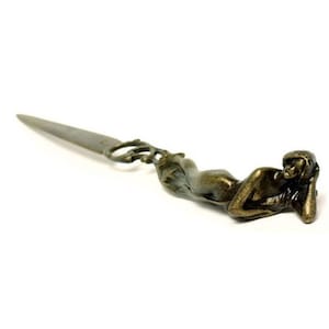 Art Nouveau letter-opener • WB 908 • Fritz Bermann® • Vienna Bronzes Since 1850 • Certified
