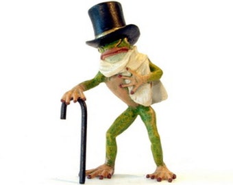 Top Hat Frog | Etsy