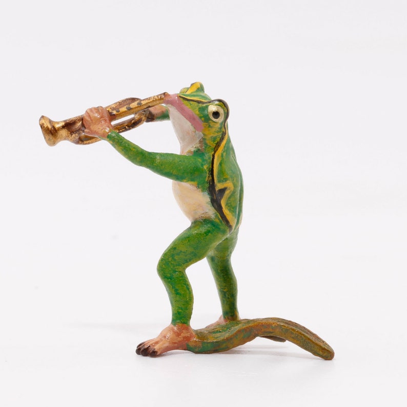 Frog Trumpet A 1020/08 Fritz Bermann® Vienna Bronzes Etsy