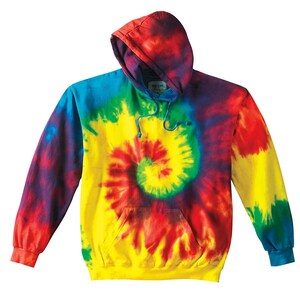 Custom Printed TYE DYED Hoodies / Custom Clothing / customized Hippy Sweater / Customized Hoodie / Personalized Hoodie Add Your Logo or Text