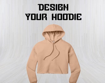 Custom Ladies Cropped Fleece Hoodie / cropped top / woman's hoodies / customized hoodie /personalized hoodie / embroidered hoodie / crop top