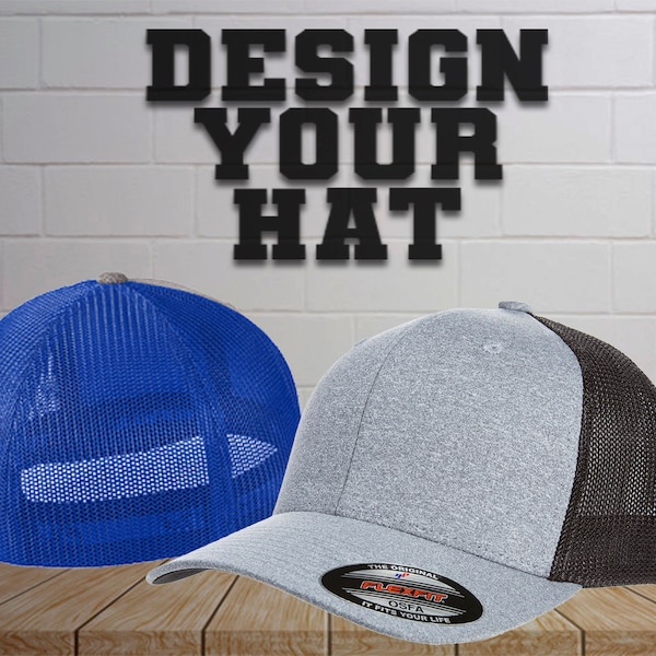 Custom Flexfit Hat Etsy