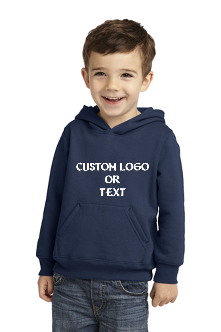 Custom Printed Toddler Pullover Hooded Sweatshirt / Add Your Logo or Text / Customized Childrens Clothing / Custom Toddler Hoodies / Kids