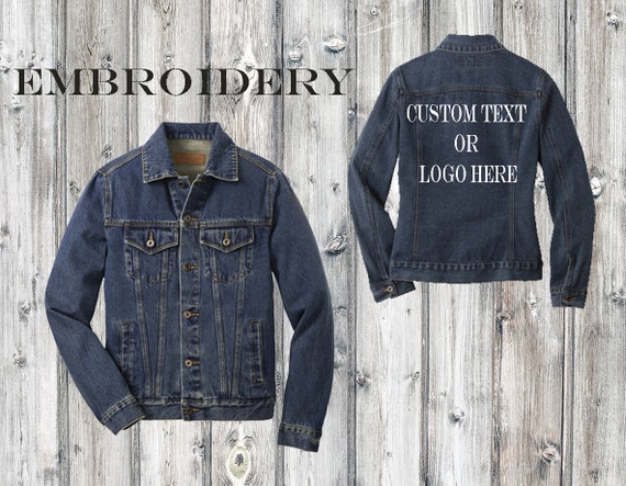 Custom Wholesale Unisex Denim Jacket / Denim Jacket / 