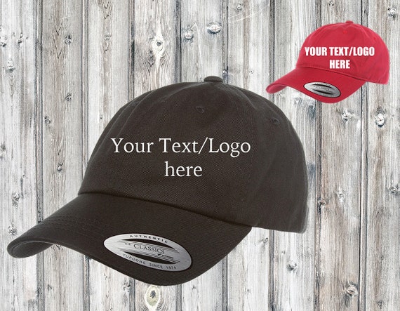 CUSTOM DAD HATS / Embroidered Dad Cap 