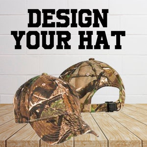 Custom Kati Sportcap Camouflage Hat/ Personalized Cap / Embroidered Cap / Hunting Custom Gear / Realtree Xtra Cap / Custom Hat / Hunting Hat