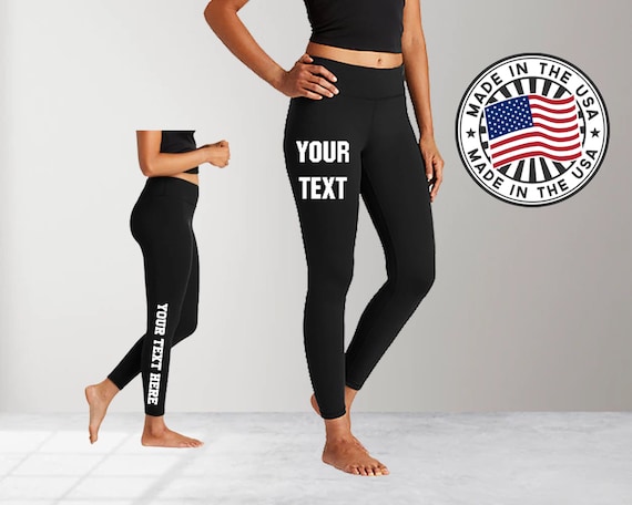 Custom Wholesale Athletic Ladies Tight / Custom Gym Tights / Personalized  Leggings / Customized Leggings / Custom Sweats/ Monogram Tights 