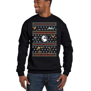 Cool Ugly Cartoon unisex Sweater / unisex sweater / Ugly Sweater / Christmas Sweater