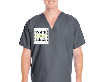Custom Embroidered SCRUB TOP / Medical Nurse uniform / Embroidered Scrubs / Personalized Nurse Scrubs / Customized Nurses Uniforms / uniform