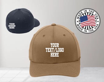 Custom Embroidered FLEXFIT Hats / personalized cap / customized hats / Flexfit dad cap / custom dad cap / embroidered dad cap / dad hats