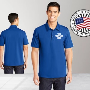 Custom Wholesale PosiCharge Active Textured Polo / Personalized Unisex Polo / Custom Polo / Embroidered Polo / Business Polo / Mens Polo /