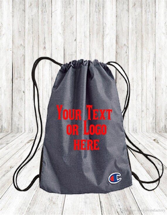 Champion logo cinch backpack hot sale