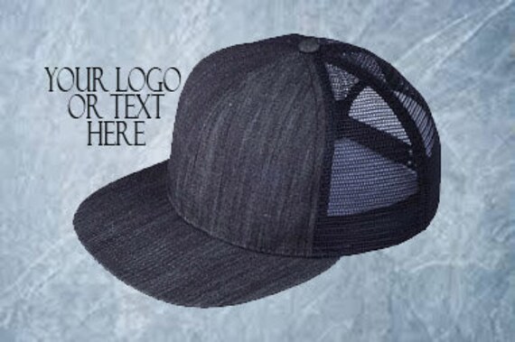 create a flat bill hat