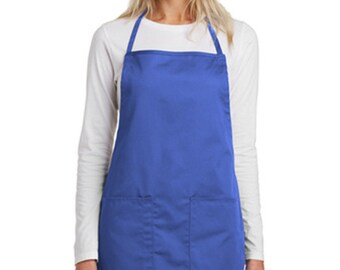 Custom Full-Length Apron Embroidered or Printed / personalized aprons / embroidered aprons / customized aprons / custom business aprons /