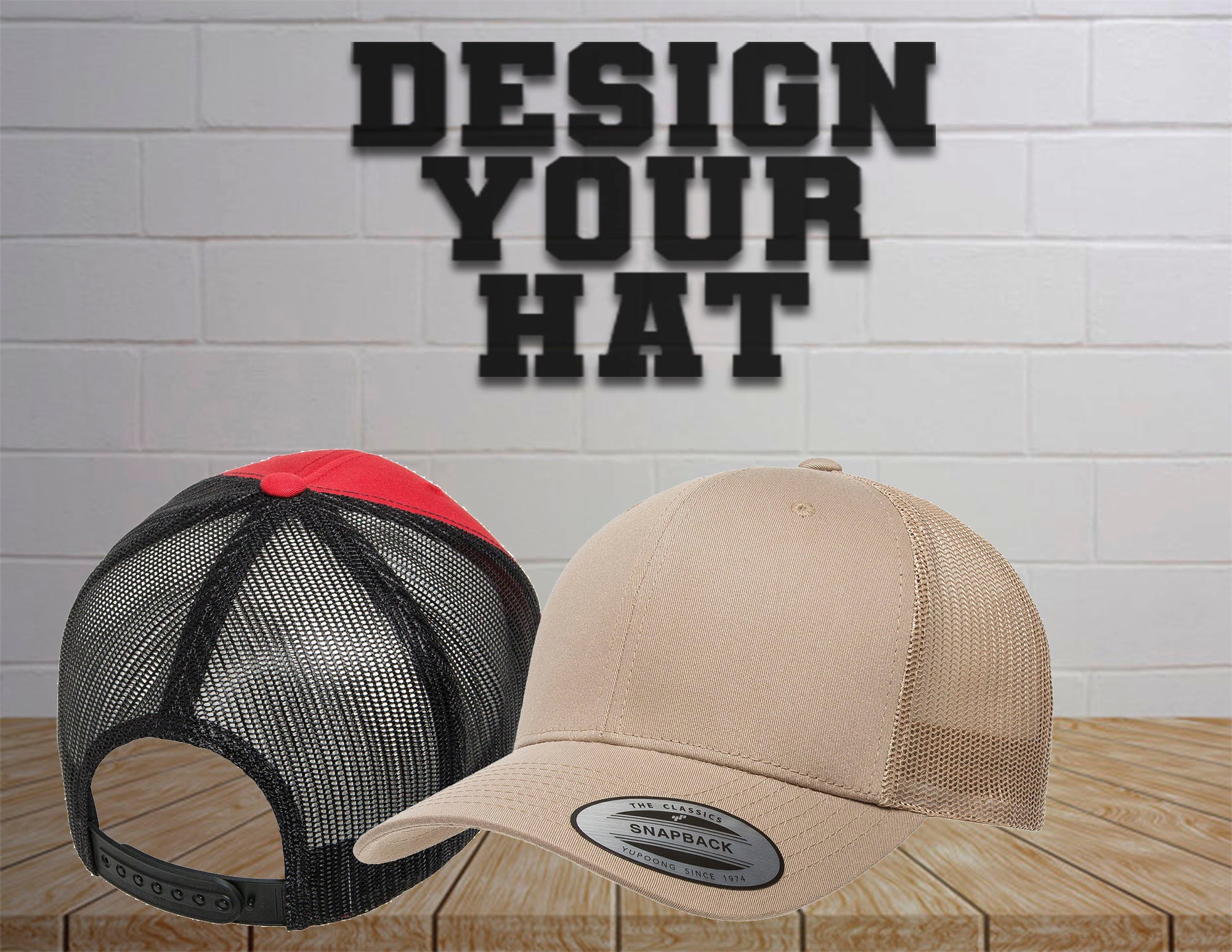 CUSTOM TRUCKER HATS / Embroidered 
