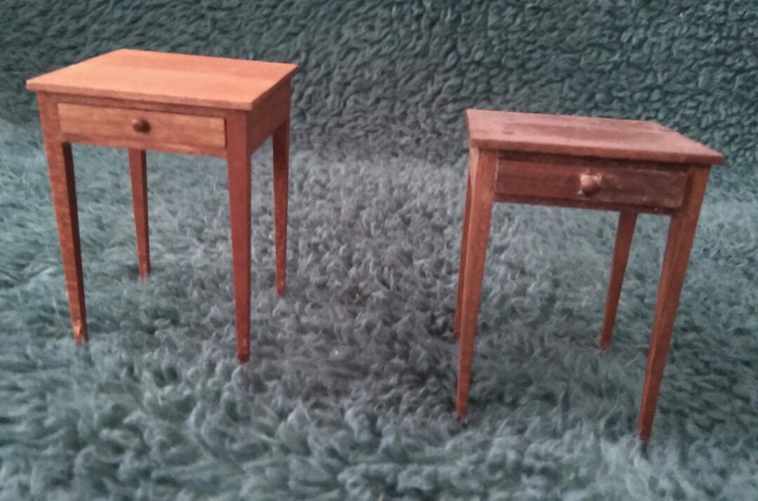 Shaker Style Dollhouse End Table Etsy