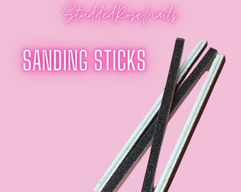 Palitos de lijado / Para eliminar la acumulación de pegamento / StuddedRoseNails