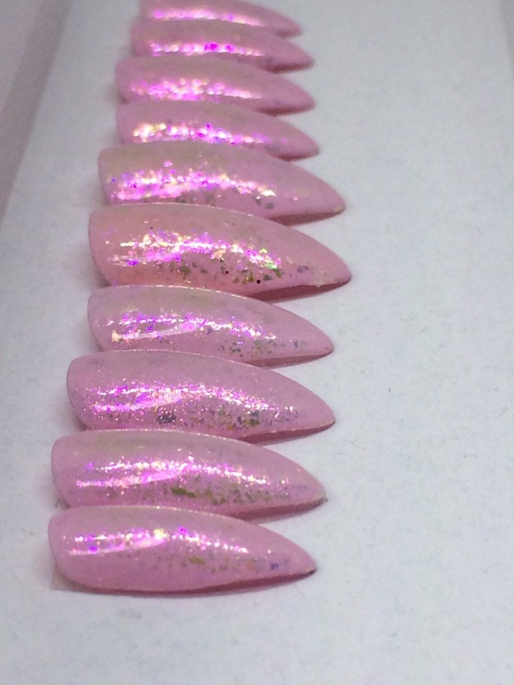 Tease Almond Nails Fake Nails Press on Nails Any Shape - Etsy