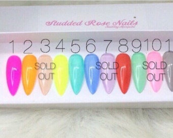 Oh So You Jelly Jelly Collection | READY TO SHIP | Jelly Nails | Press On Nails | Glue On Nails | StuddedRose