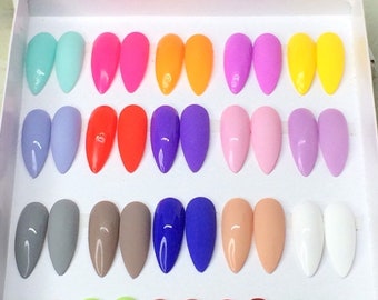 Basic Everyday Collection | READY TO SHIP | Press On Nails | Any Shape and Size | Fake False Glue On Nails | StuddedRoseNails