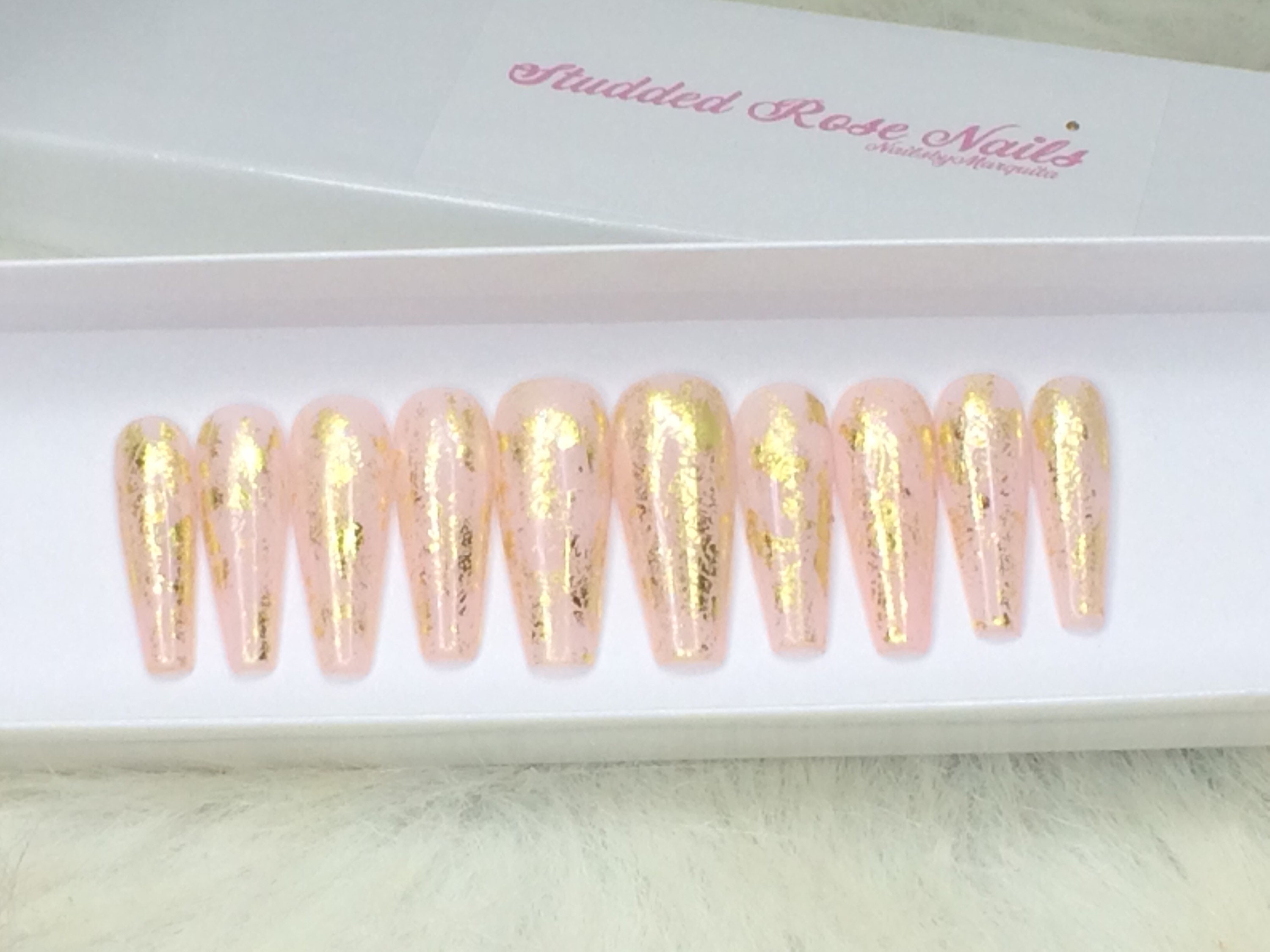 Finesse Coffin Nails Fake Nails Press on Nails Any - Etsy