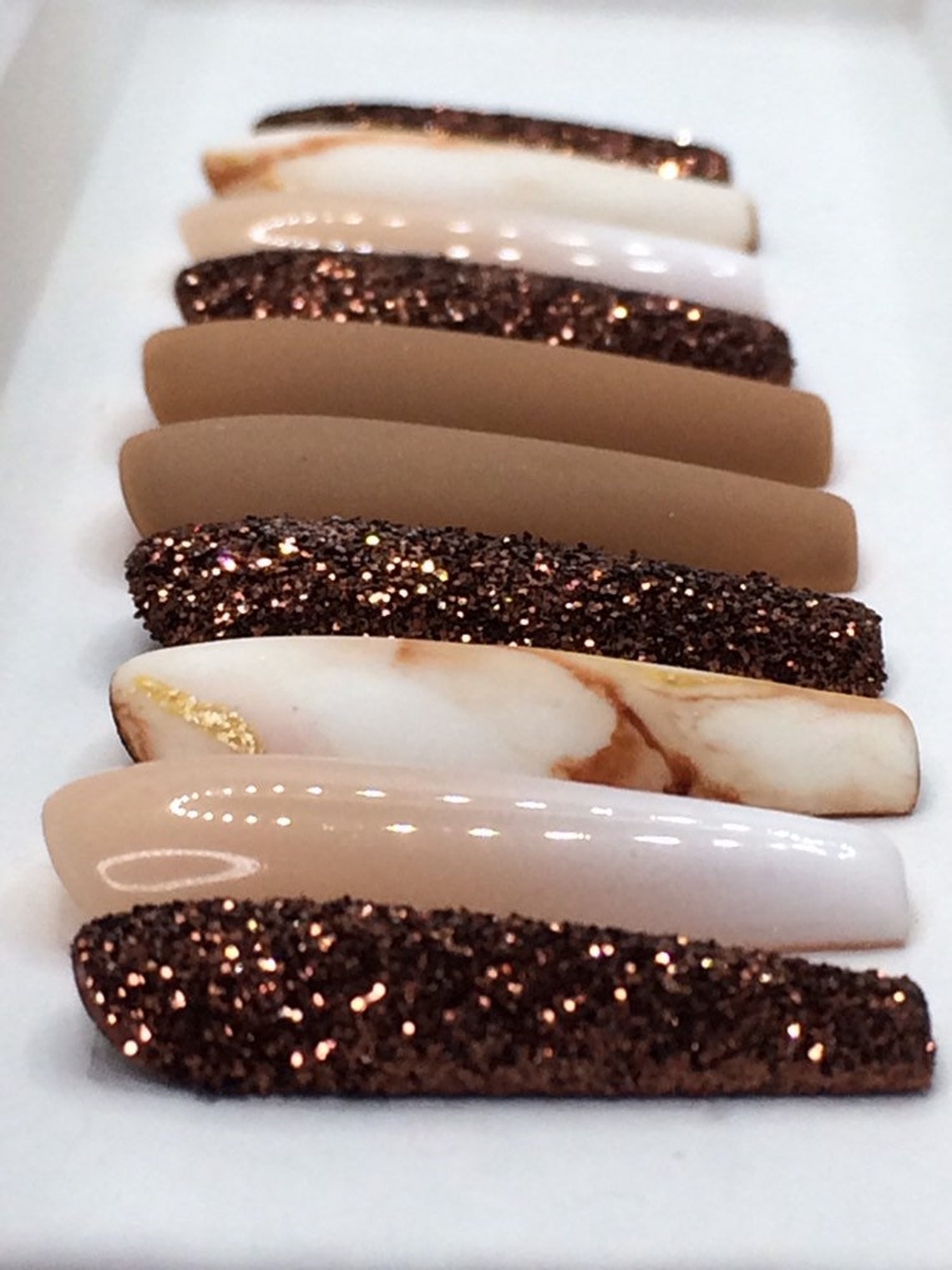 Timeless Coffin Nails Fake Nails Press on Nails False - Etsy