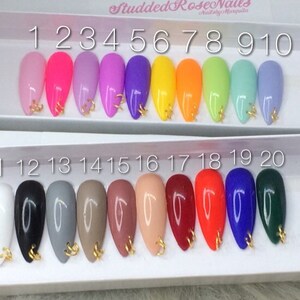 Pierced | READY TO SHIP | Shiny Finish | Accent Nails | Press On Nails | False Nails | Glue On Nails | StuddedRoseNails