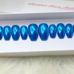 Coolin | Fake Nails | Press On Nails | Any Shape and Size | False Nails | Glue On Nails| StuddedRoseNails