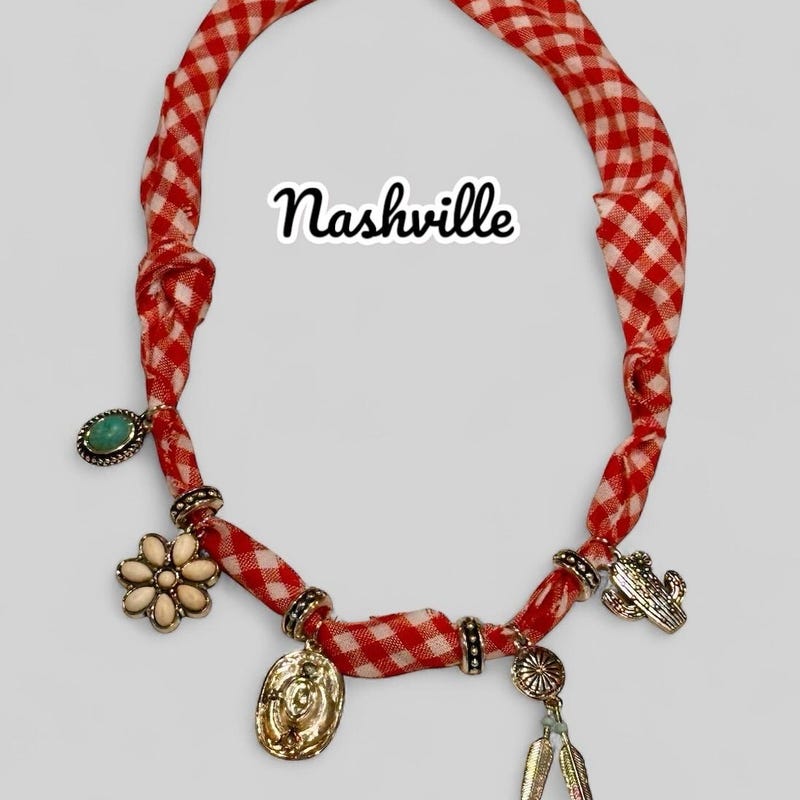 Bandana Necklace - Etsy