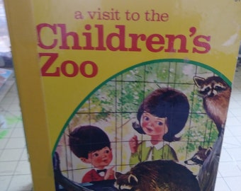 A Visit To The Children's Zoo Journal  Notebook Memory Book Junk Journal Gift