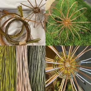 Willow Craft Kit | Make at Home Flower | Rural Craft Kit | DIY Weaving Kit | Ecofriendly | Garden Sculpture | Outdoor Decoration | Flower
