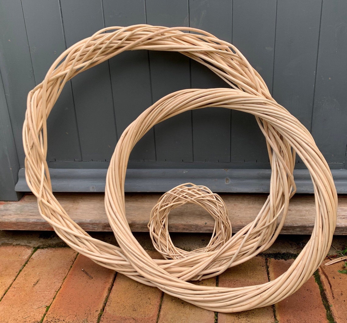 Willow Craft Kit White Willow Wreath Make at Home Kit Etsy