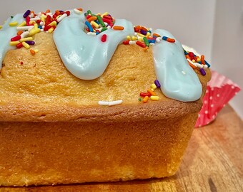 Confetti Pound Cake | Deliciously Homemade | Specialty Desserts | Birthday Cake Pound Cake