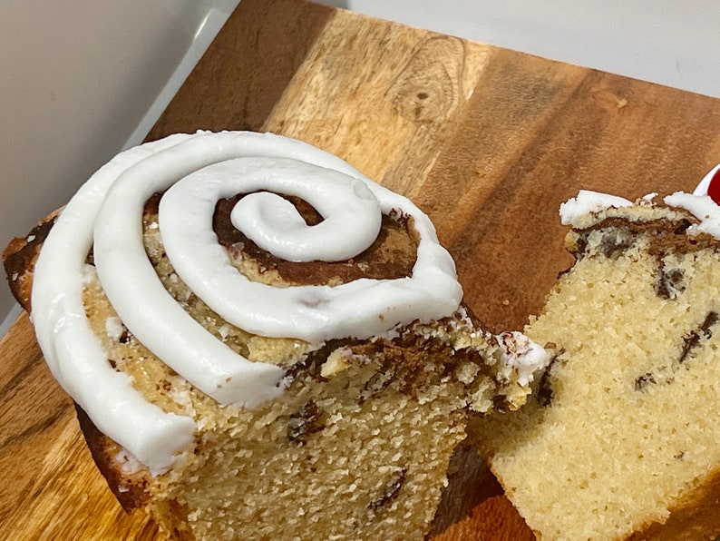Cinnamon Roll Pound Cake Deliciously Homemade  Specialty image 2