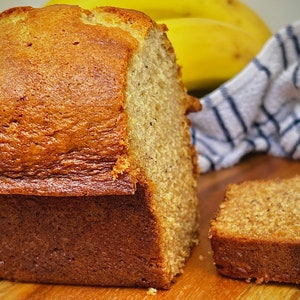 All-Natural Banana Bread |  Homemade | Specialty Dessert | Pound Cake