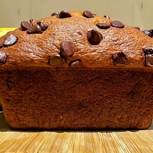 All-Natural Chocolate Chip Banana Bread | Homemade | Specialty Dessert | Gift Idea | Fathers Day