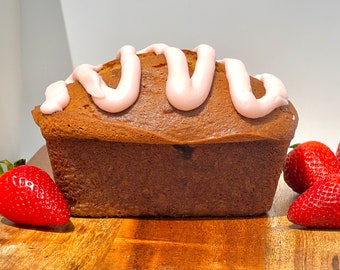 Strawberry Banana Bread | Deliciously Homemade | All Natural | Specialty Dessert | Mother's Day/ spring/ Summer/ No Preservatives