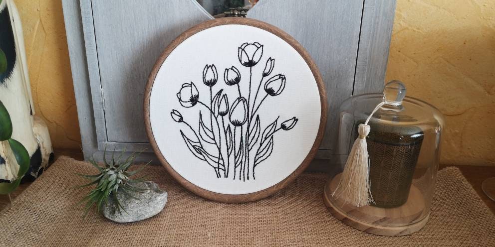 Broderie Les Tulipes