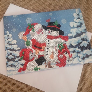 Carte de correspondance " scène de Noël"