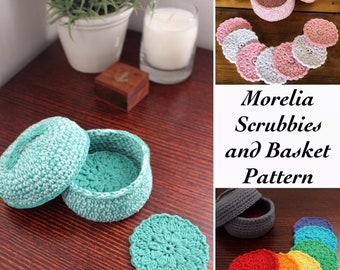 Morelia Häkelanleitung für Scrubbies und Korb (US & UK Version) (PDF)