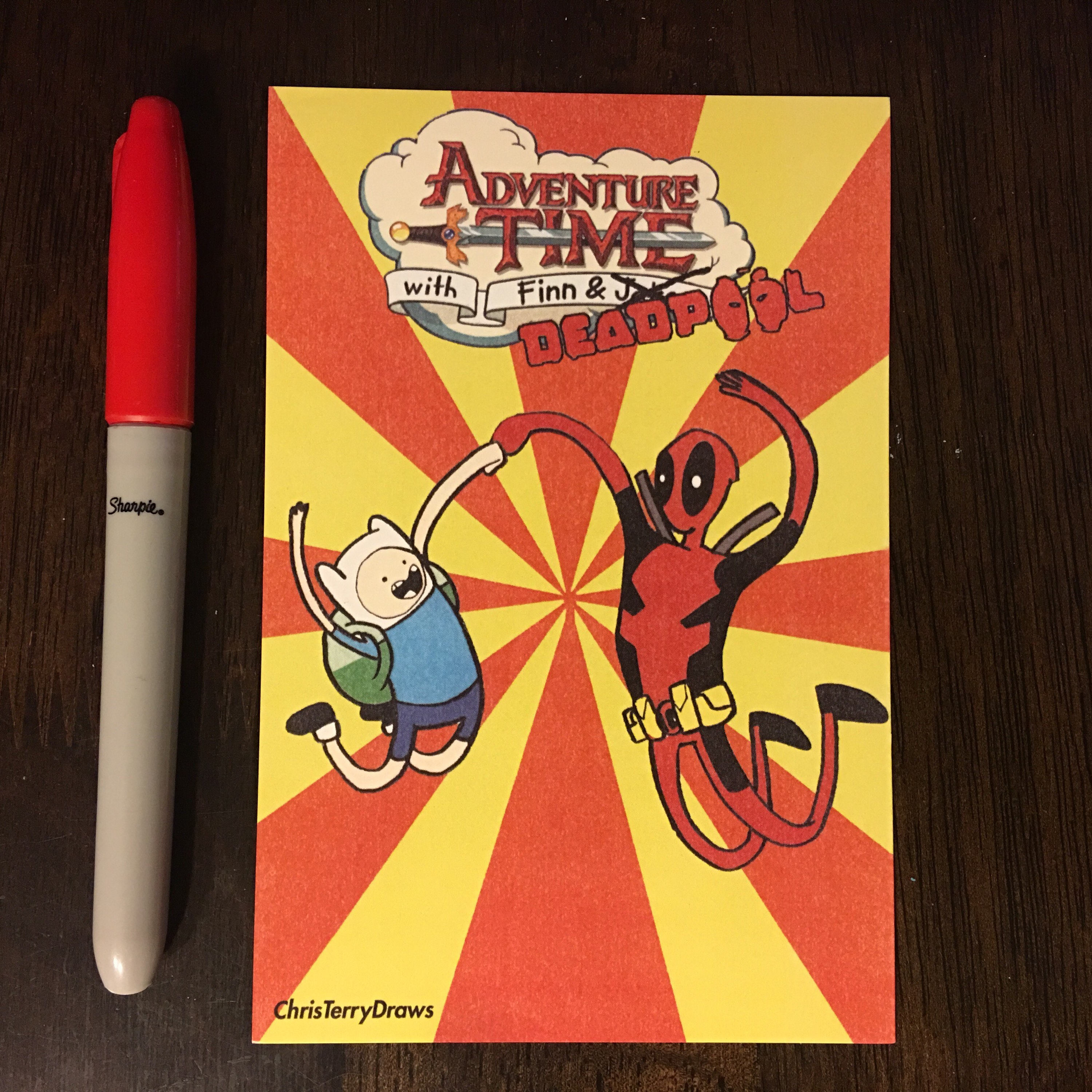 deadpool adventure time uhr