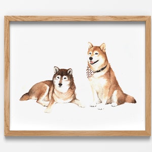 Ilustración de retrato de mascota personalizada, retrato de mascota personalizado, retratos de perro pintados a mano, regalo de amante de mascotas, regalo del día del padre, regalo personalizado