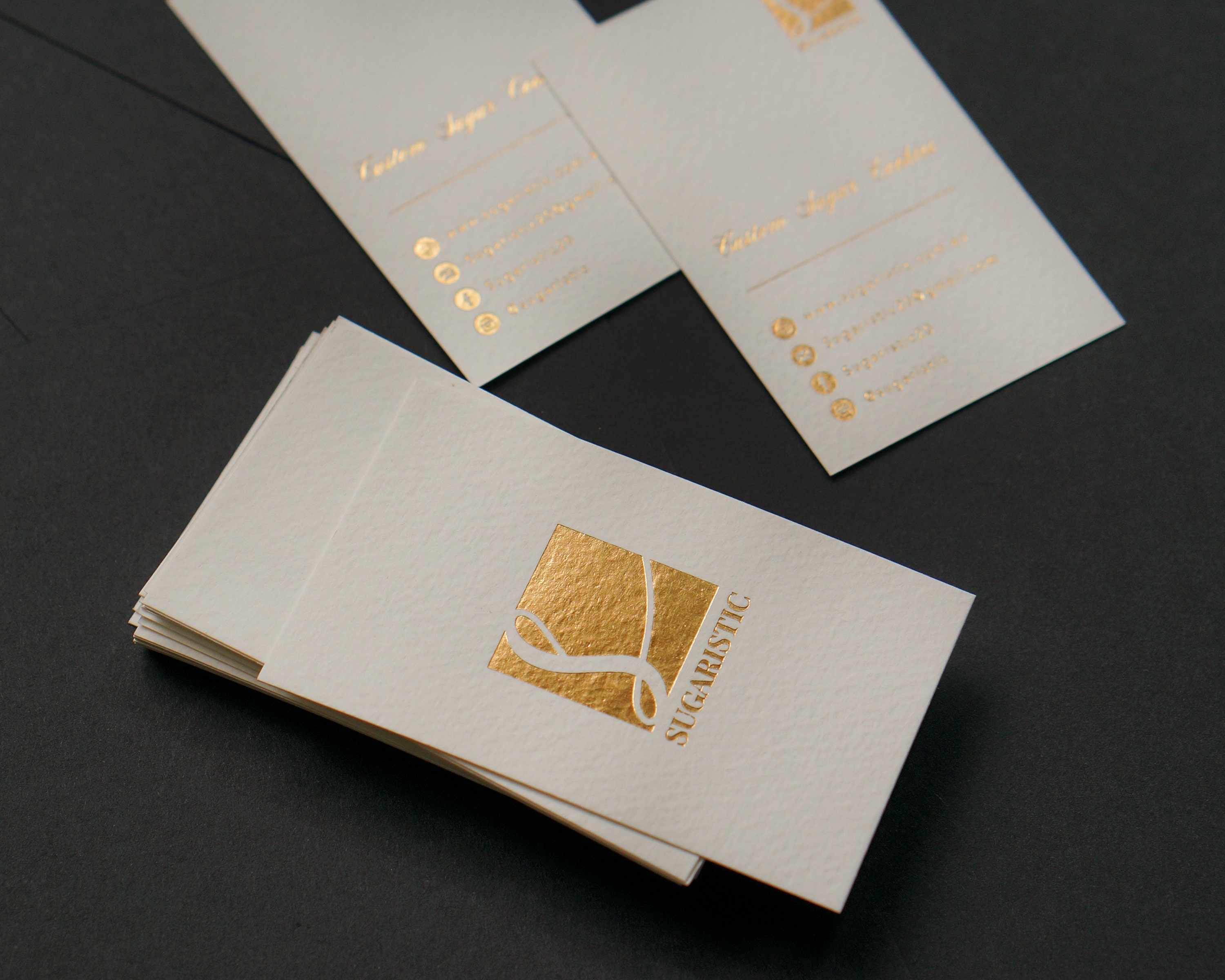 Foil Business Cards  Gold Foil Stamped Cards from $137