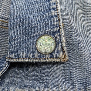 Trippy Sacred Geometry Mandala Pin