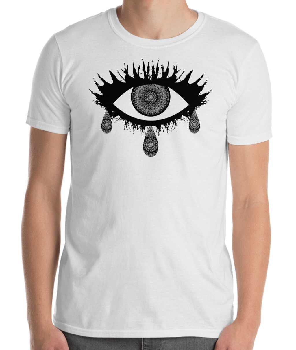 Camisa Camiseta Ojo Mal Ojo Tercer Ojo Psicodélico Etsy