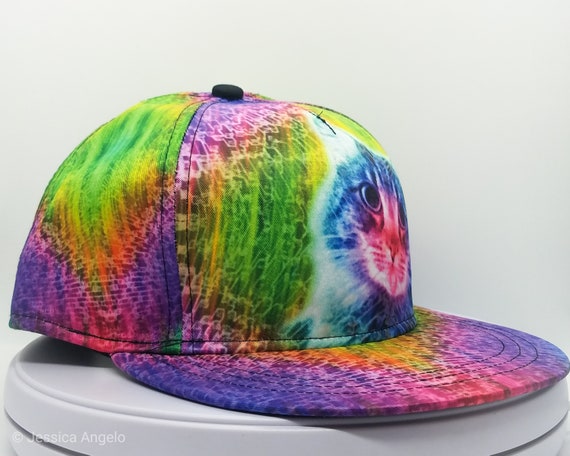 trippy flat bill hats